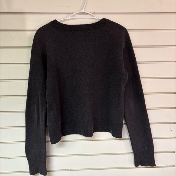 Golden by TNA Women’s Med Grey Cashmere Wool Blend Sweater Pullover Soft Luxury - Picture 3 of 8